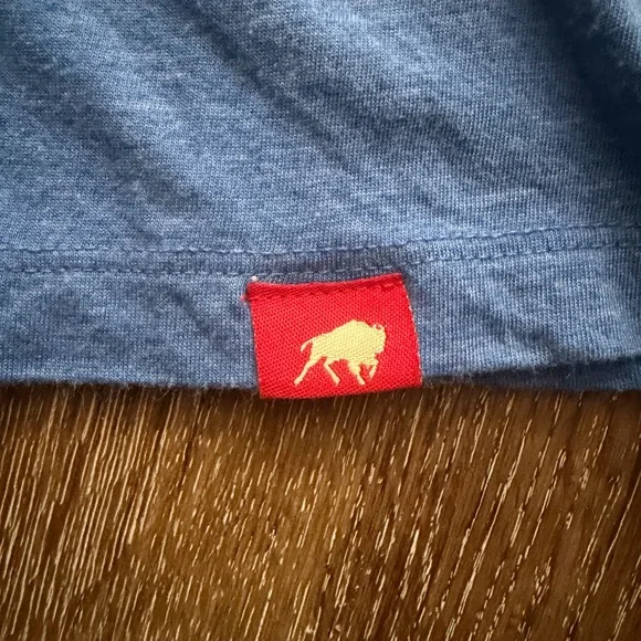 The Bluebird Cafe Nashville V-Neck Short Sleeve Tee - Blue - Picture 4 of 5